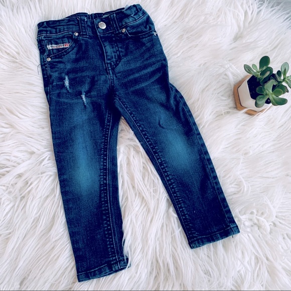 DIESEL super slim skinny Sz 2T jeans denim - Picture 1 of 6